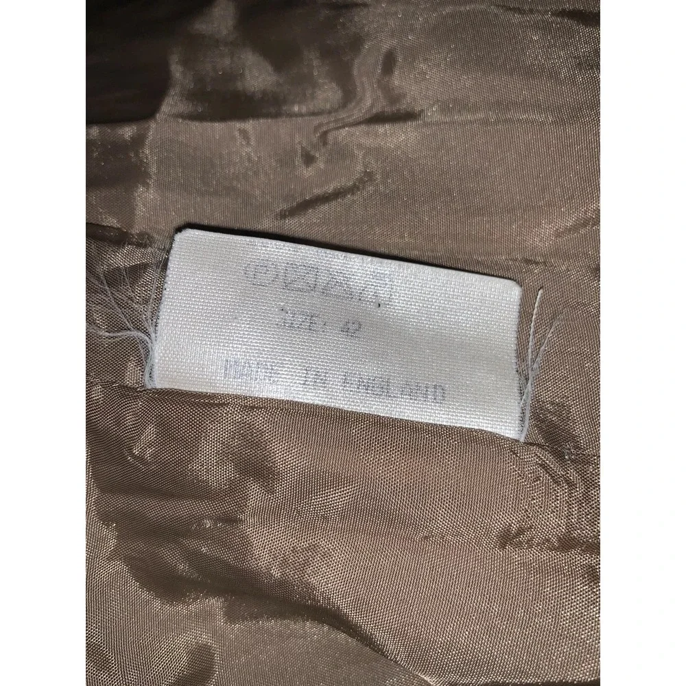 Baker St Quality Clothing Men's Long Trench Coat Size 42 Beige‎